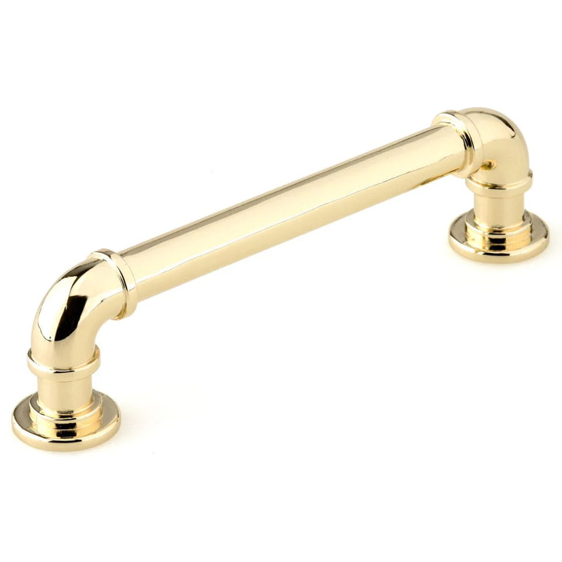 Eclectic Pull, 5-1/16" Center-to-Center, Brass